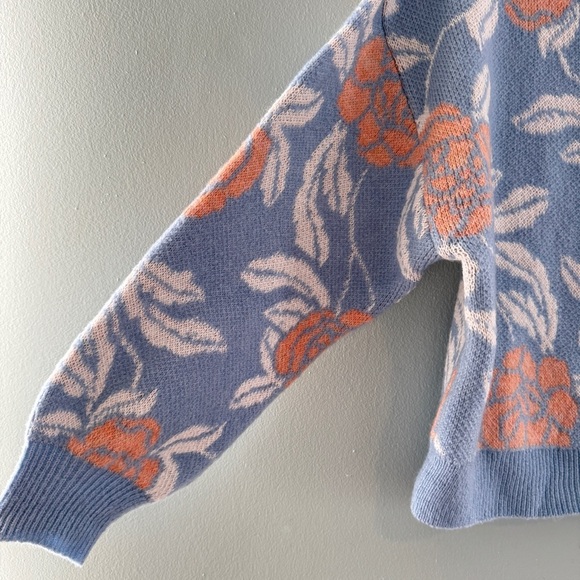 MANGO Flowers Knit Sweater - Picture 3 of 6